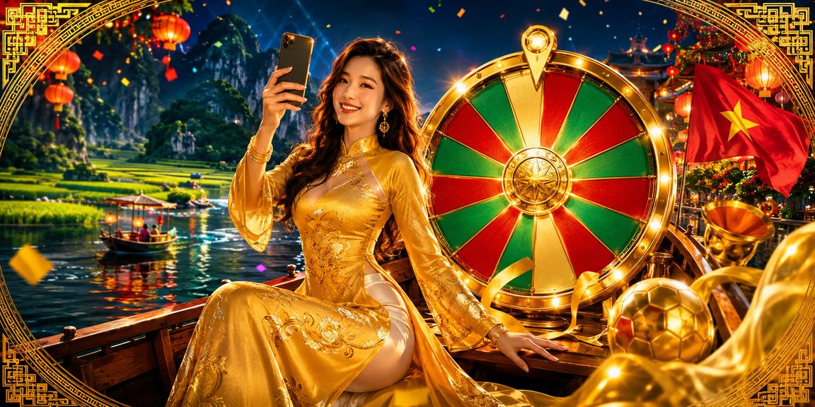 Sự kiện quay số may mắn tại Ninh Bình Giải thưởng may mắn tại Ninh Bình thu hút đông đảo người chơi trong trang phục Áo dài